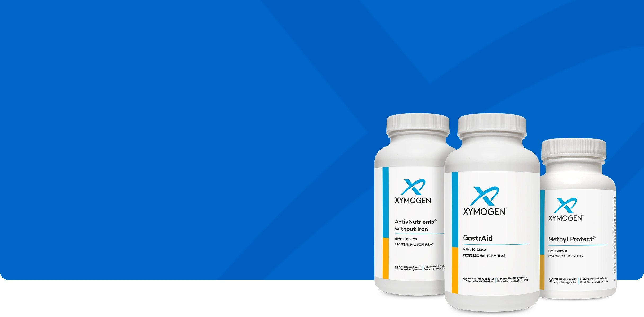 3 bottles of Xymogen products